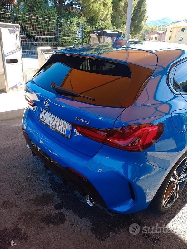 Usata BMW 118 M Sport 150 CV (110 kW) 2021 Blu Utilitaria