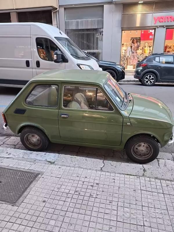 Usata Fiat 126 1970 Verde Utilitaria