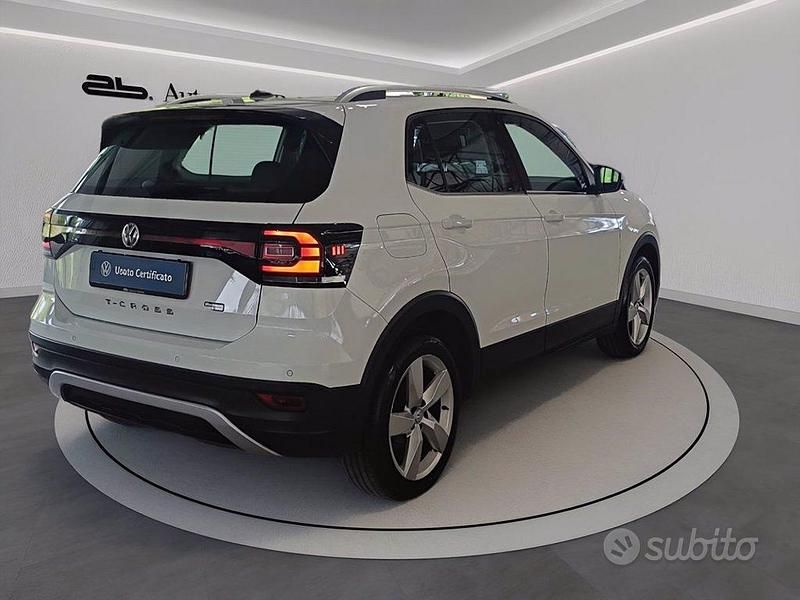 Usata VW T-Cross Advance 116 CV (85 kW) 2019 Bianco SUV