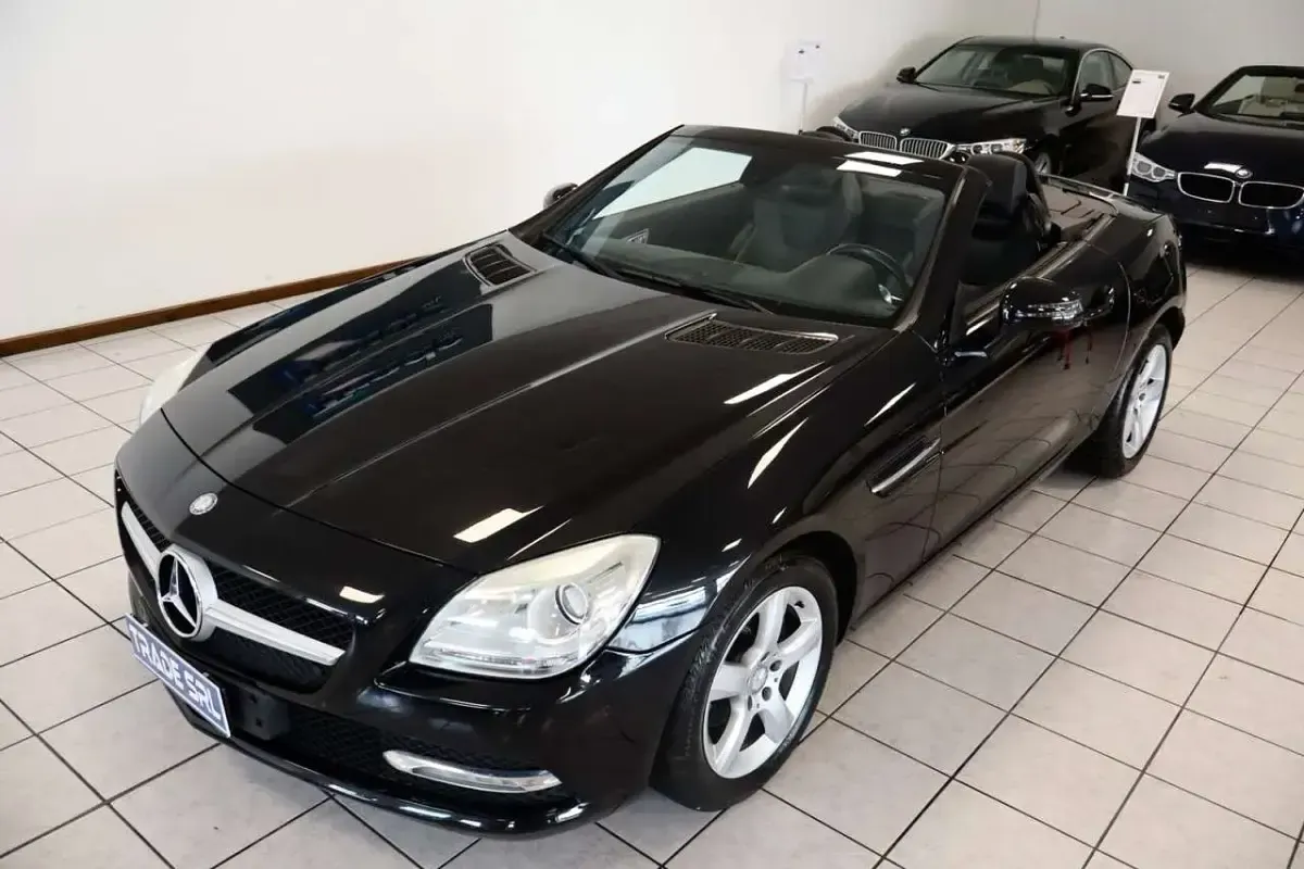 Usata Mercedes SLK200 184 CV (135 kW) 2012 Nero Cabrio