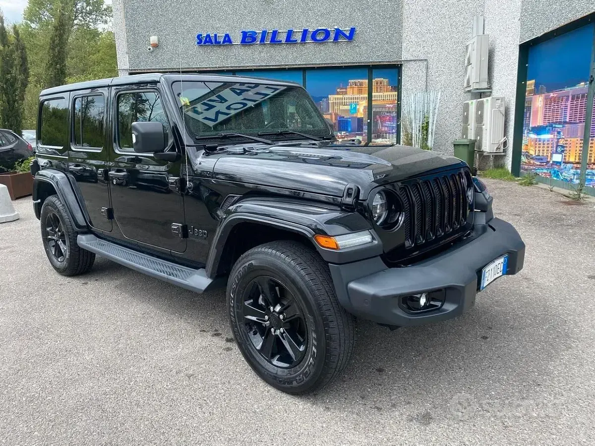 Usata Jeep Wrangler Unlimited Sport 200 CV (147 kW) 2019 Nero SUV
