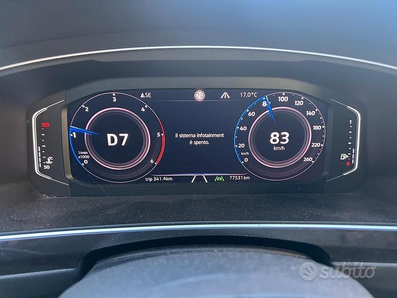 Usata VW Tiguan Advance 150 CV (110 kW) 2019 Blu SUV