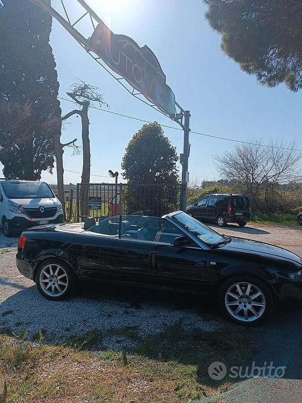 Usata Audi A4 Cabriolet 163 CV (119 kW) 2005 Nero Cabrio