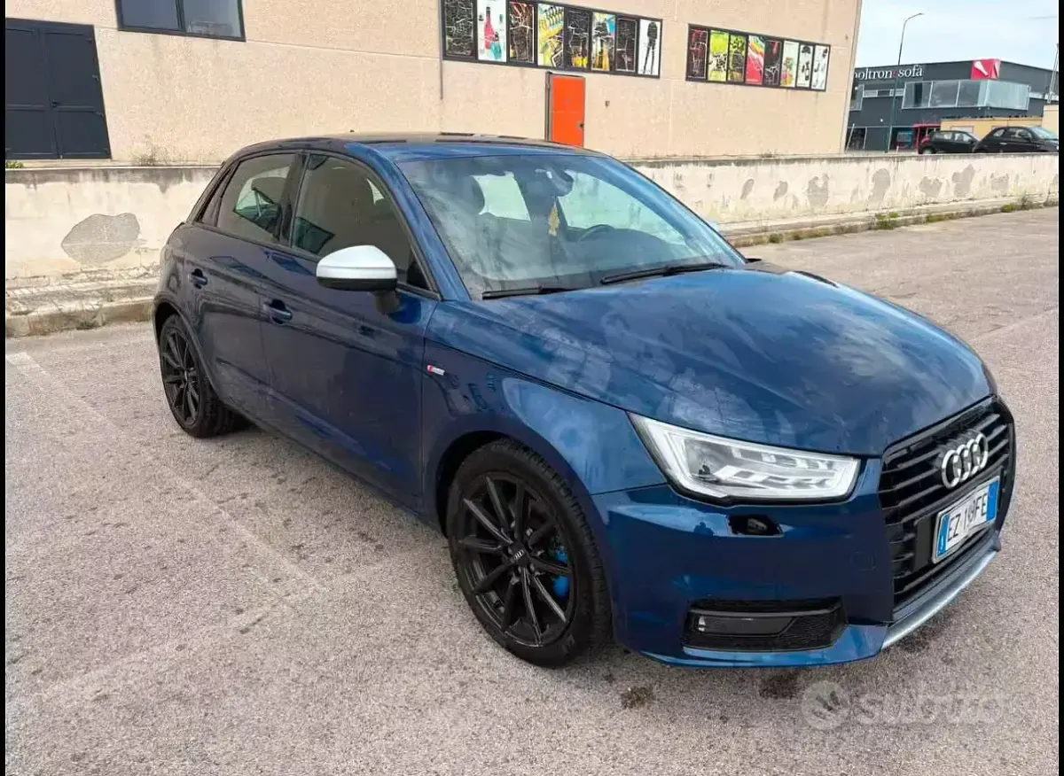 Usata Audi A1 S-Line 116 CV (85 kW) 2015 Bluazzurro Utilitaria