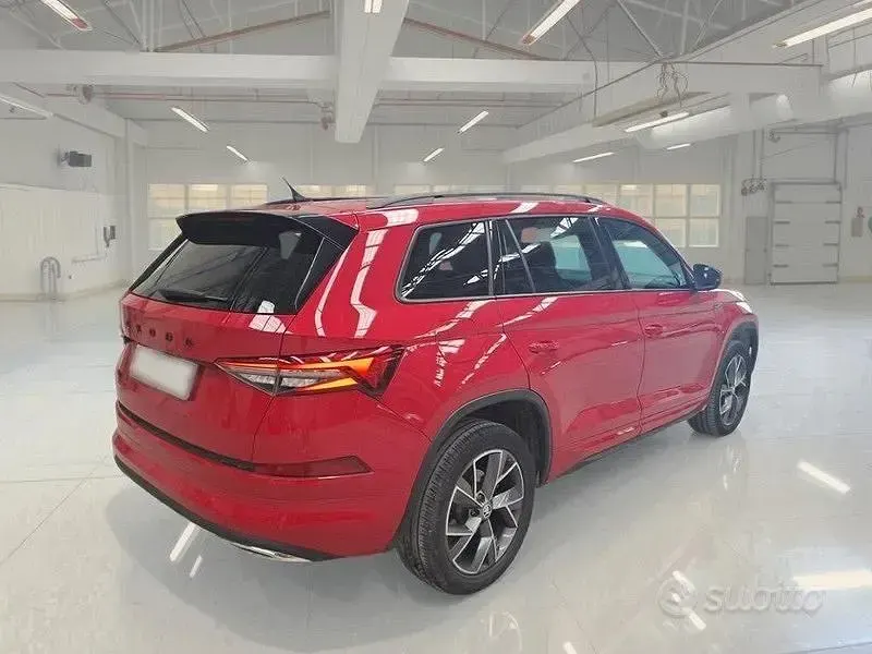 Usata Skoda Kodiaq SportLine 149 CV (109 kW) 2021 Rosso SUV