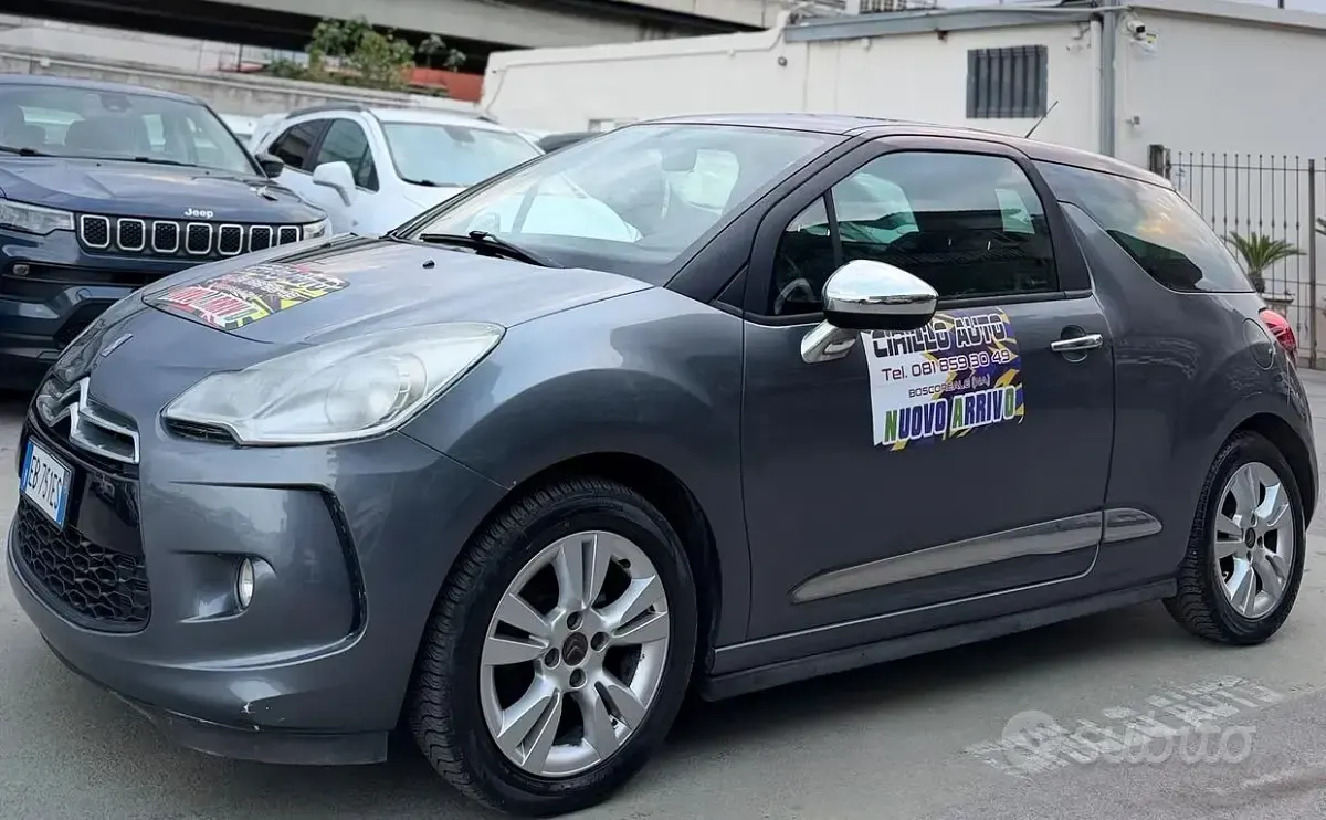 Usata Citroën DS3 92 CV (67 kW) 2010 Grigio Utilitaria