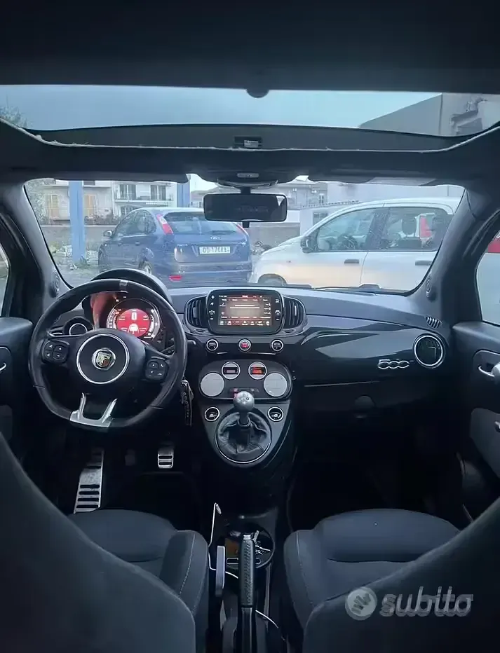 Usata Fiat 500 Abarth 100 CV (73 kW) 2007 Nero Utilitaria