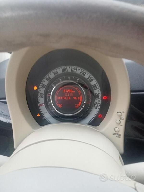 Usata Fiat 500 69 CV (50 kW) 2010 Nero Utilitaria