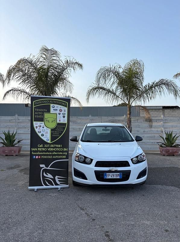 Usata Chevrolet Aveo 84 CV (61 kW) 2013 Bianco Berlina
