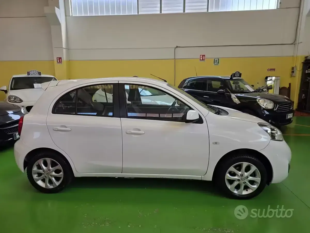 Usata Nissan Micra Visia 80 CV (58 kW) 2013 Bianco Utilitaria