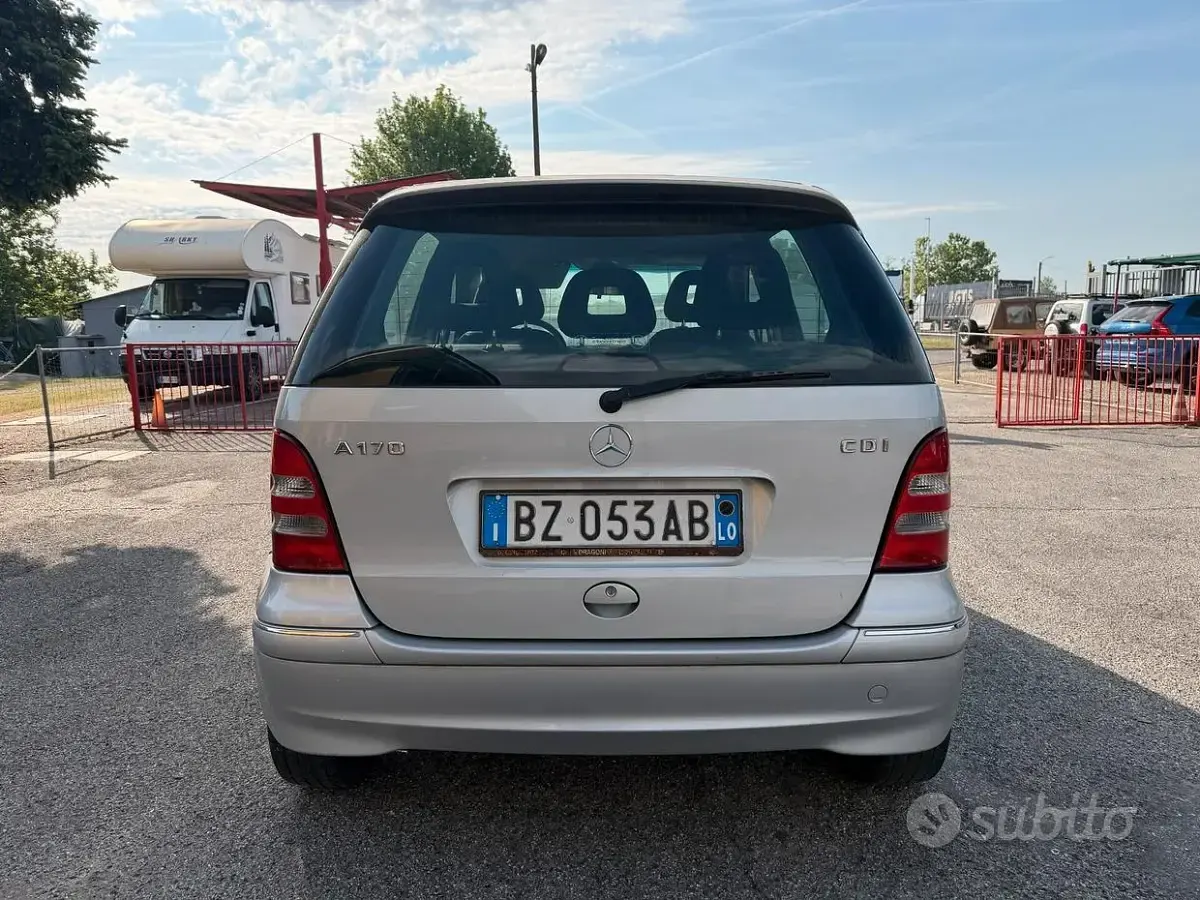 Usata Mercedes A170 Elegance 90 CV (66 kW) 2000 Grigio Berlina