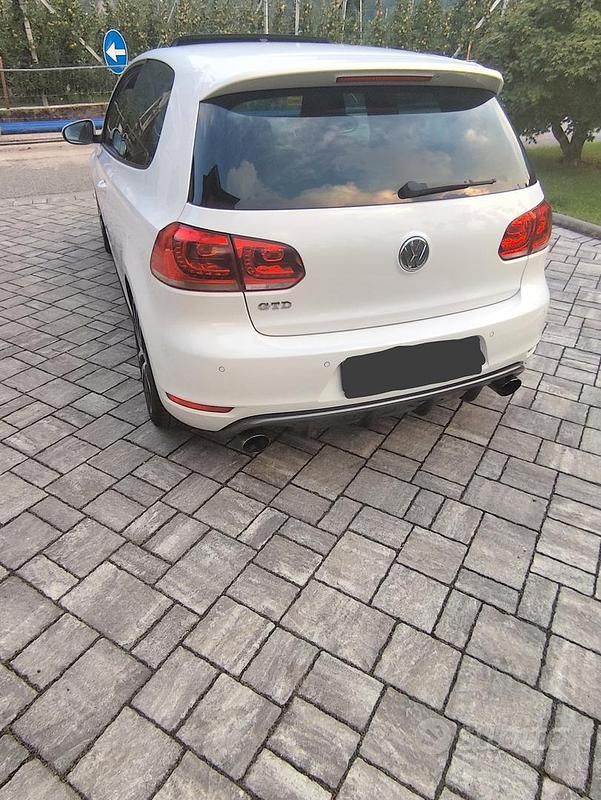 Usata VW Golf VII GTD 170 CV (125 kW) 2012 Bianco Berlina