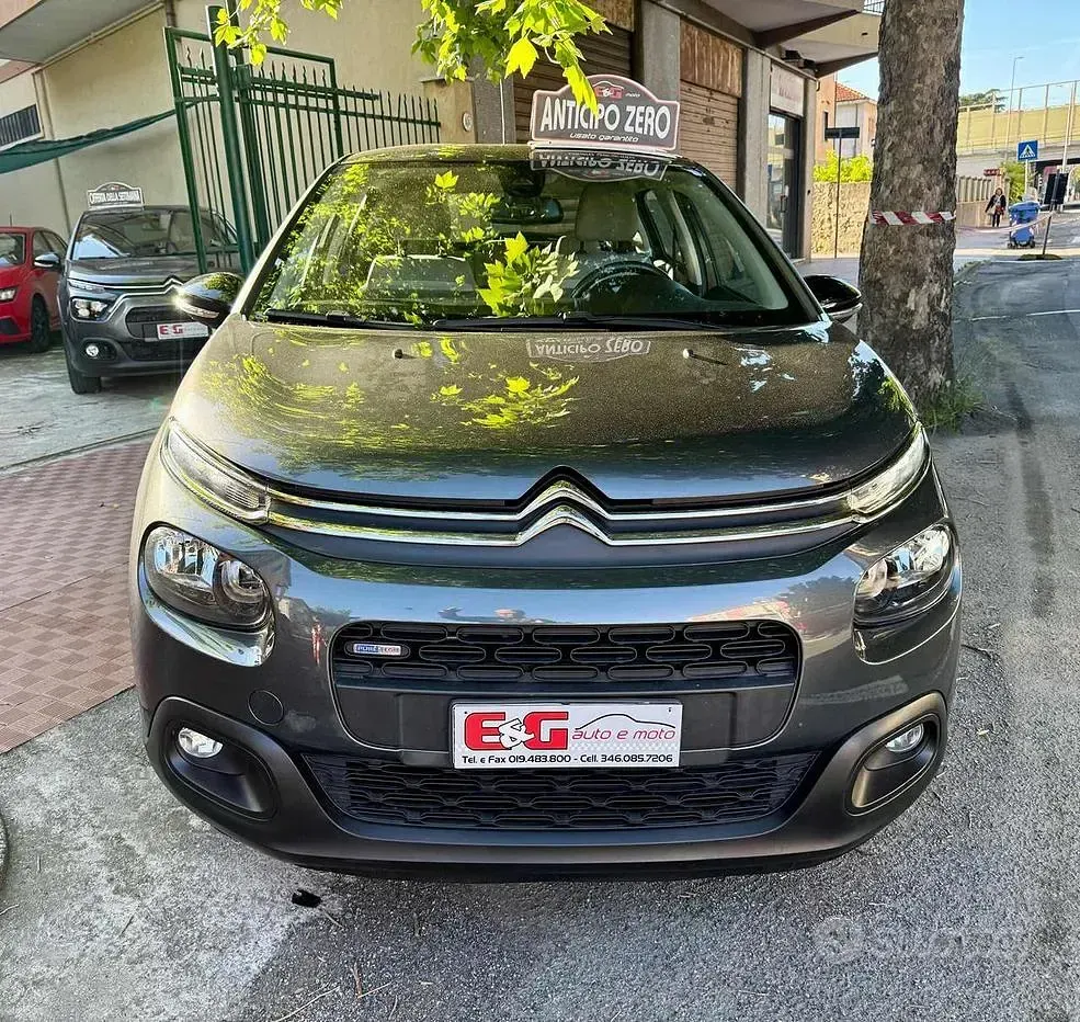 Usata Citroën C3 PureTech 82 CV (60 kW) 2017 Grigio Berlina