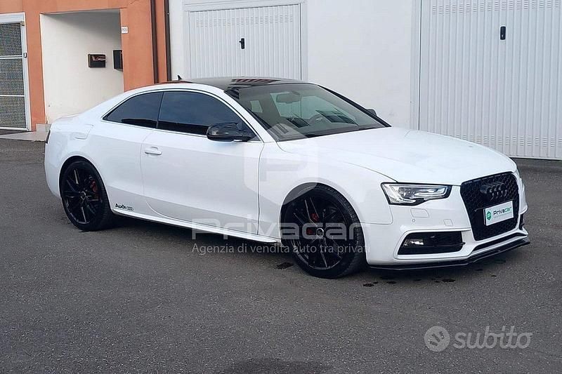 Usata Audi A5 Ambiente 177 CV (130 kW) 2013 Bianco Coupé