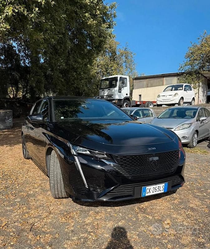 Usata Peugeot 308 GT 131 CV (96 kW) 2022 Nero Berlina