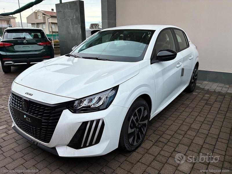 Nuova Peugeot 208 Style 100 CV (73 kW) 2025 Bianco Utilitaria