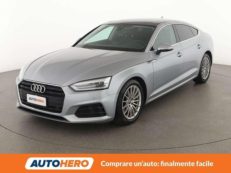Usata Audi A5 150 CV (110 kW) 2019 Argento Coupé
