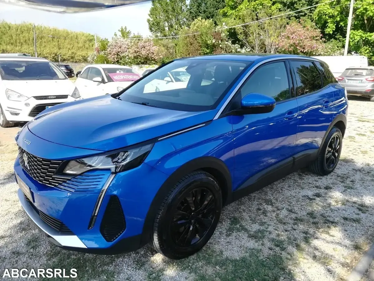 Begagnad Peugeot 3008 GT-line 131 HK (96 kW) 2021 Blå SUV