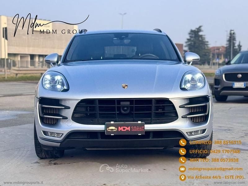 Usata Porsche Macan Turbo Performance Package 441 CV (324 kW) 2017 Grigio SUV