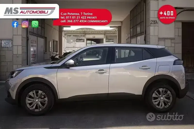 Usata Peugeot 2008 Active 131 CV (96 kW) 2020 Grigio scuro SUV