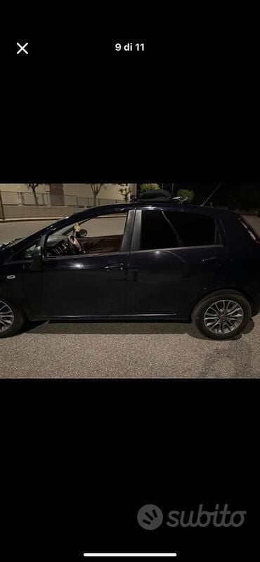 Usata Fiat Punto Evo 75 CV (55 kW) 2011 Blu Utilitaria