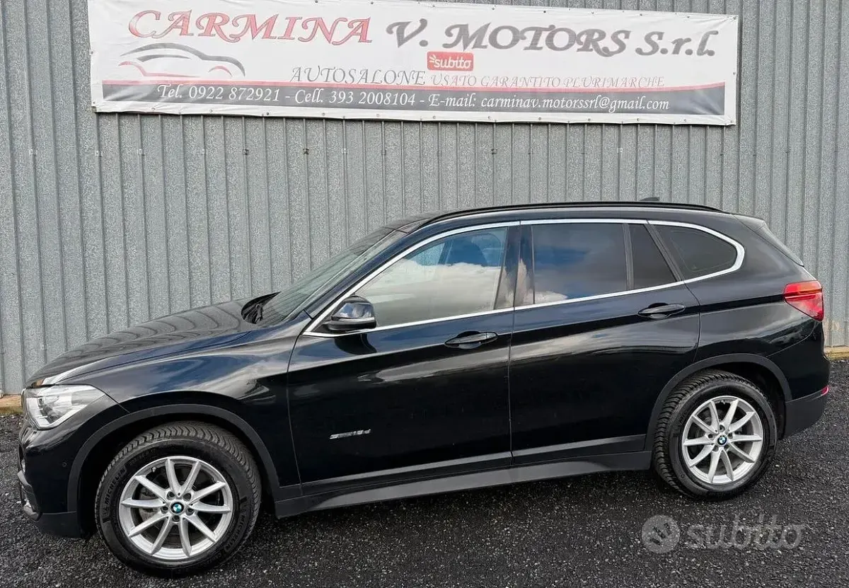 Usata BMW X1 150 CV (110 kW) 2018 Nero SUV