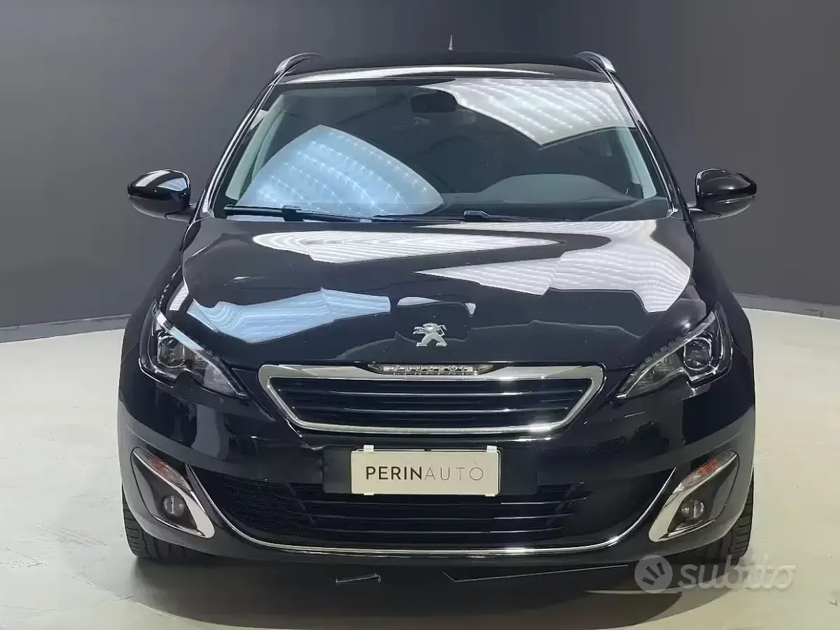 Usata Peugeot 308 SW GT 120 CV (88 kW) 2016 Nero Station wagon