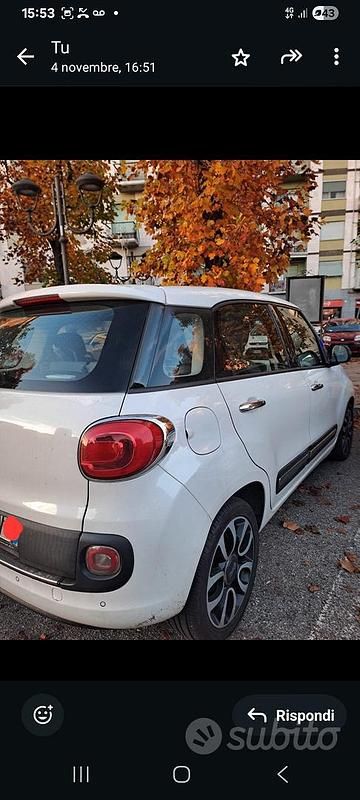 Usata Fiat 500L 85 CV (62 kW) 2014 Bianco Monovolume