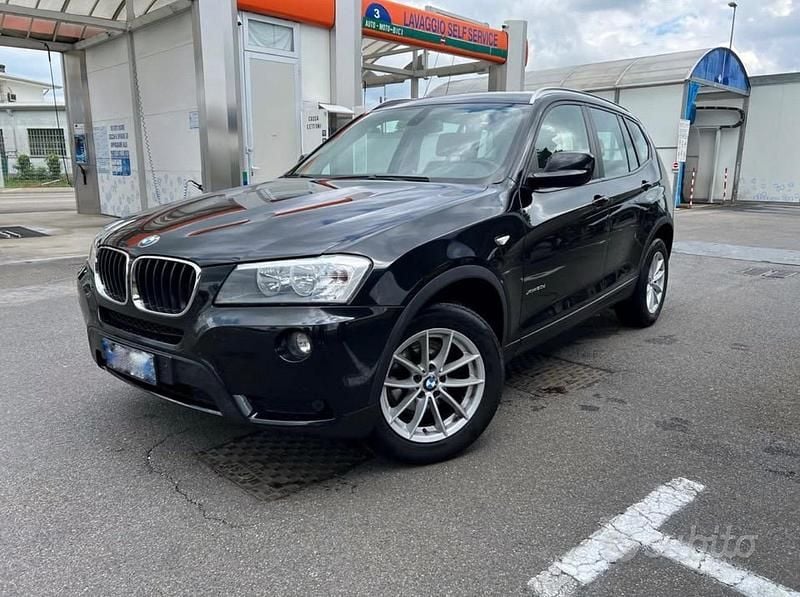 Usata BMW X3 Efficient Dynamics 184 CV (135 kW) 2012 Nero SUV