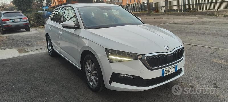 Usata Skoda Scala Ambition 110 CV (80 kW) 2020 Bianco Utilitaria