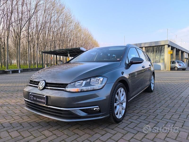 Usata VW Golf VII Executive 150 CV (110 kW) 2018 Grigio Station wagon