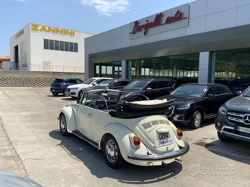 Usata VW Beetle Cabriolet 44 CV (32 kW) 1989 Bianco Cabrio