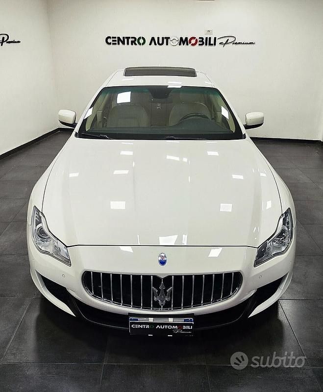 Usata Maserati Quattroporte GranLusso 250 CV (183 kW) 2015 Bianco Berlina