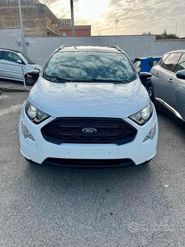 Usata Ford Ecosport ST-Line 140 CV (102 kW) 2018 Bianco SUV