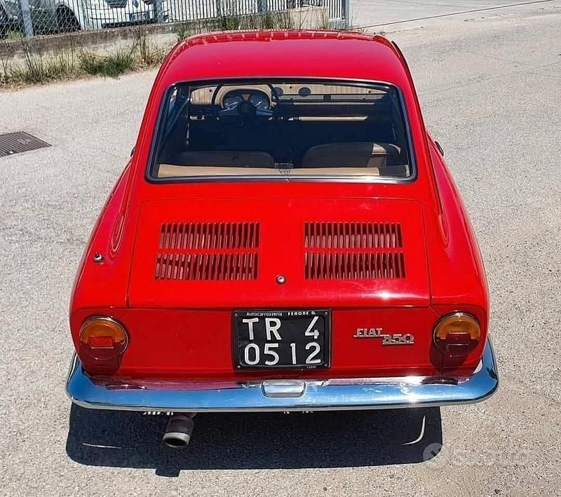 Usata Fiat 850 49 CV (36 kW) 1960 Rosso Coupé