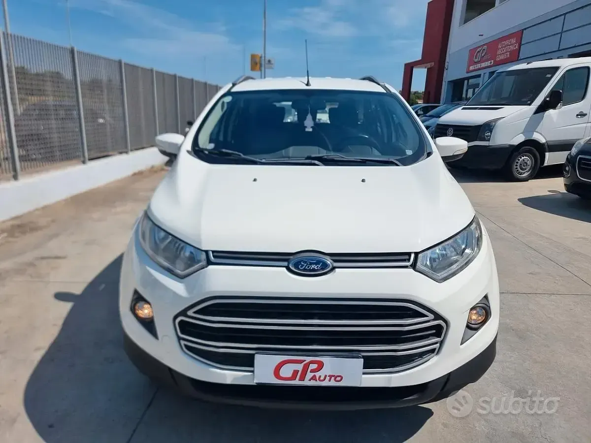 Usata Ford Ecosport Titanium 95 CV (69 kW) 2018 Bianco SUV