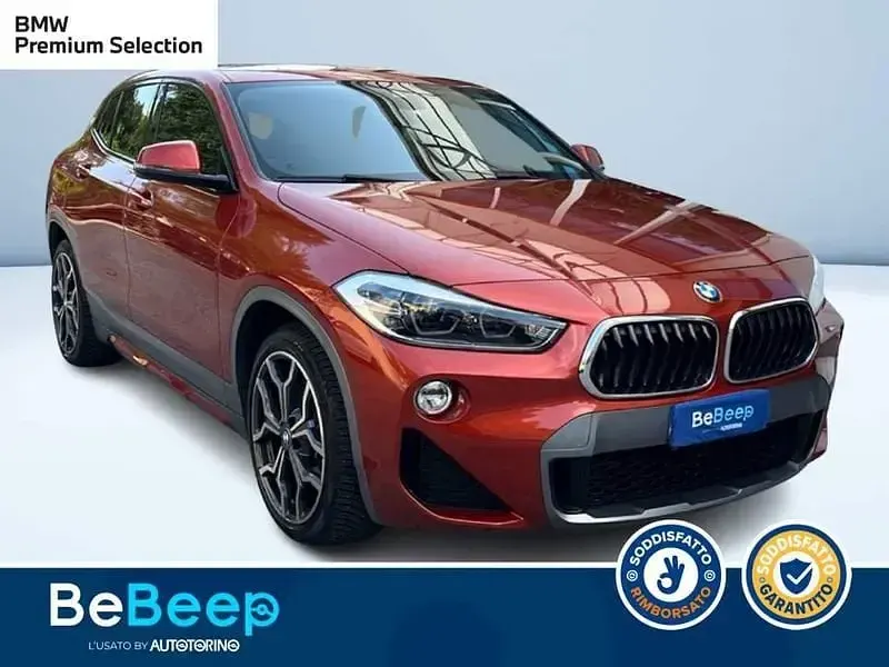 Usata BMW X2 M Sport 190 CV (139 kW) 2018 Arancione metallizzato SUV