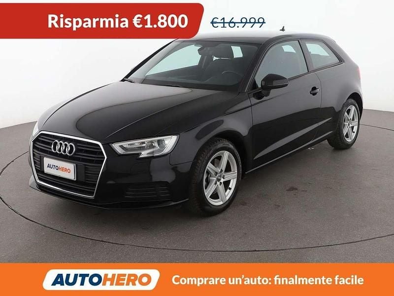 Usado Audi A3 150 CV (110 kW) 2017 Negro Berlina