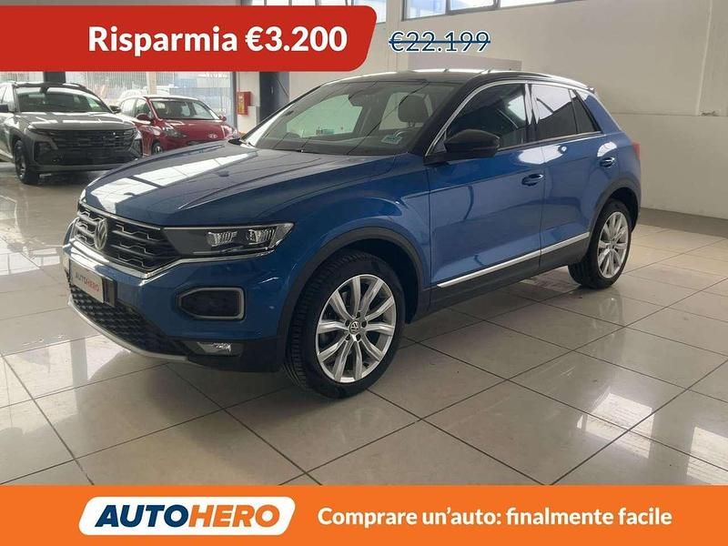 Usata VW T-Roc Advance 150 CV (110 kW) 2020 Blu/azzurro SUV