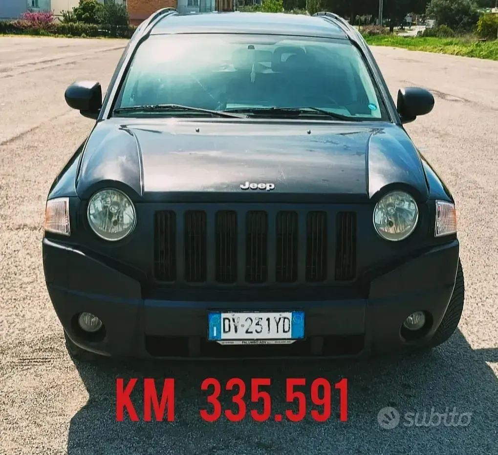 Usata Jeep Compass Limited 140 CV (102 kW) 2009 Nero SUV