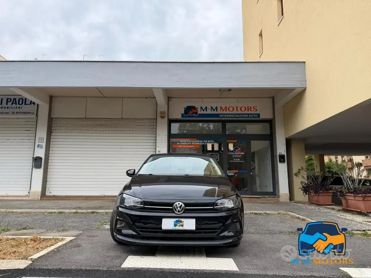Usata VW Polo Comfortline 95 CV (69 kW) 2019 Nero Utilitaria