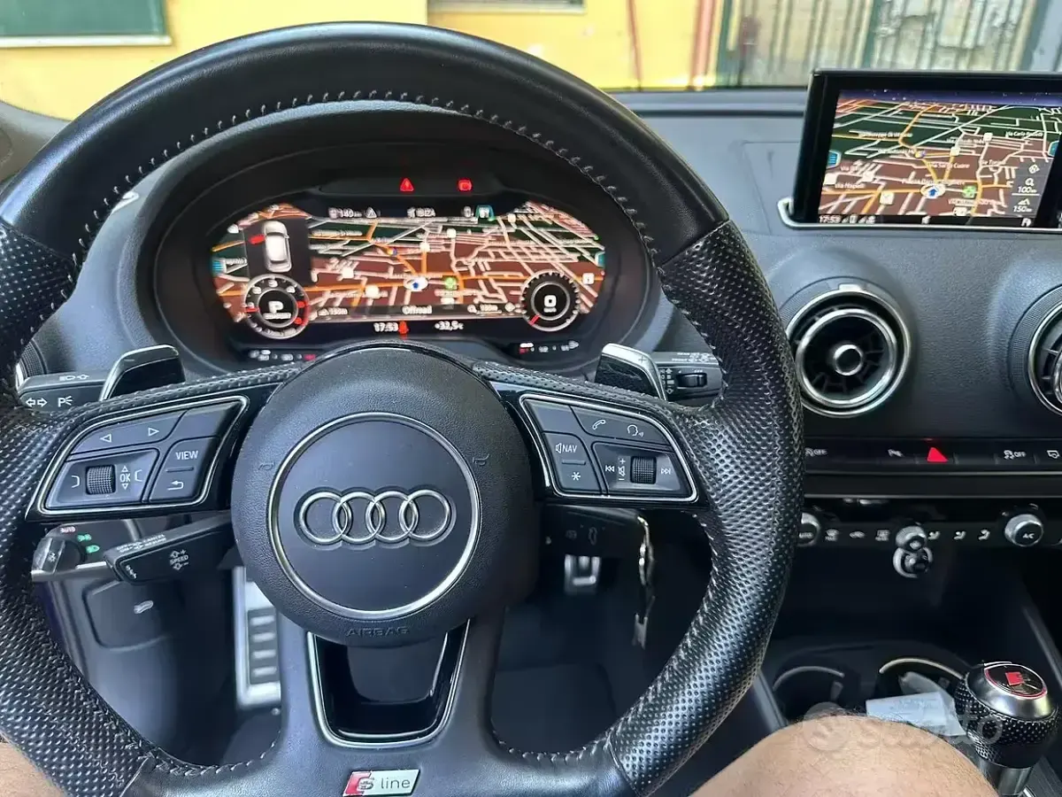 Usata Audi A3 S-Line 150 CV (110 kW) 2019 Nero Berlina
