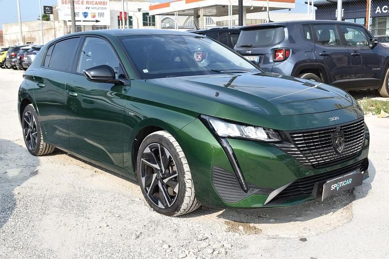 Usata Peugeot 308 Allure 181 CV (133 kW) 2022 Verde Berlina