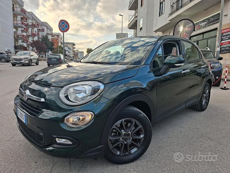 Usata Fiat 500X Lounge 95 CV (69 kW) 2016 Verde SUV