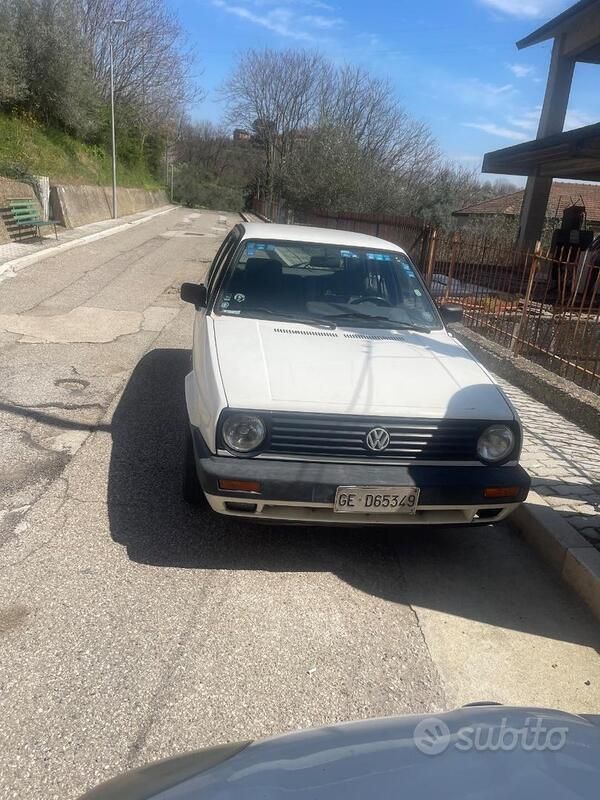 Usata VW Golf III 73 CV (53 kW) 1991 Bianco Utilitaria