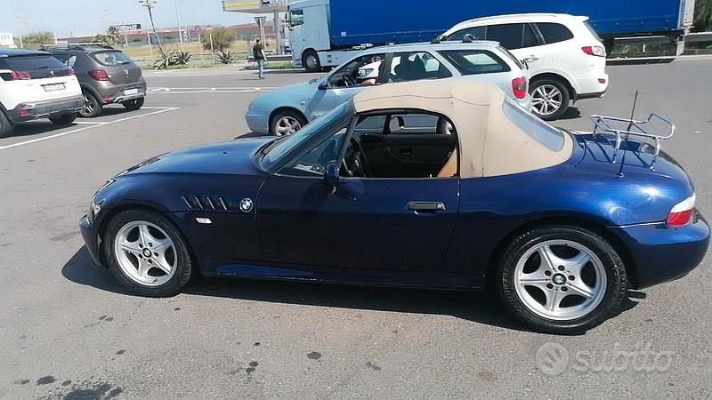 Usata BMW Z3 140 CV (102 kW) 1997 Blu Cabrio
