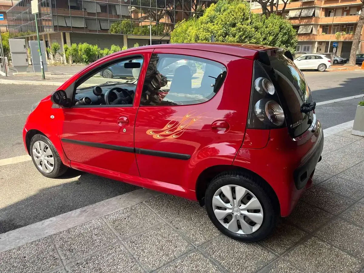 Usata Citroën C1 Style 68 CV (50 kW) 2011 Rosso Utilitaria
