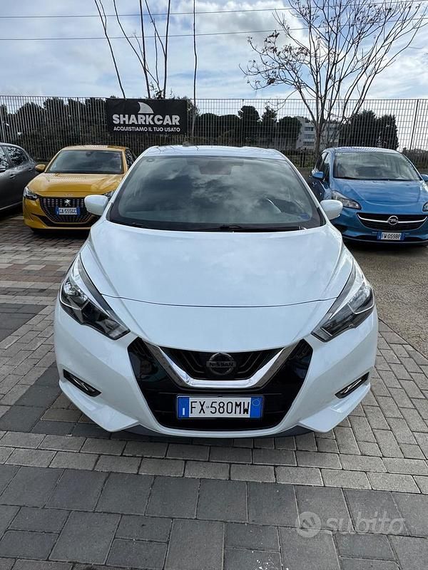 Usata Nissan Micra N-Connecta 89 CV (65 kW) 2017 Bianco Berlina