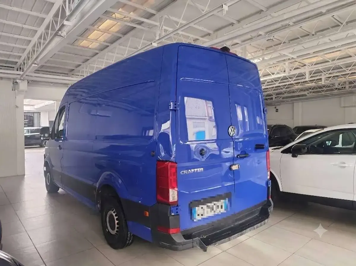 Usata VW Crafter 140 CV (102 kW) 2021 Deep ocean blue Furgone