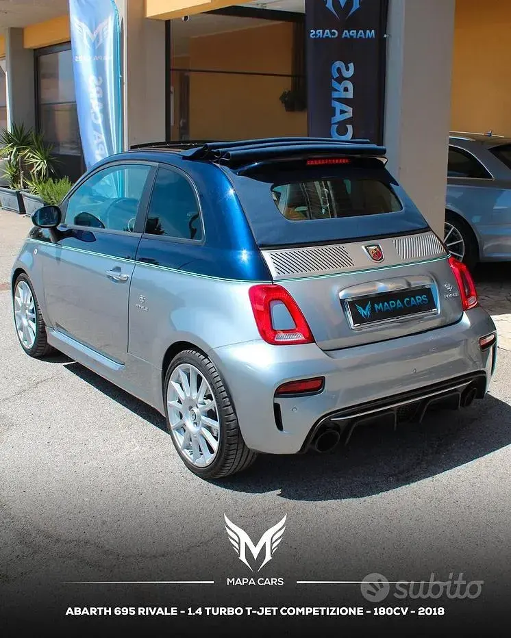 Usata Abarth 695C 180 CV (132 kW) 2018 Grigio Cabrio